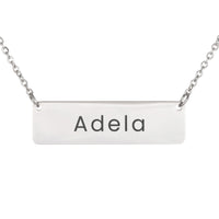 Load image into Gallery viewer, Adela Necklace – Personalized Horizontal Bar Necklace for Women
