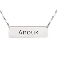 Load image into Gallery viewer, Anouk Necklace – Personalized Horizontal Bar Necklace for Women
