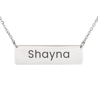 Load image into Gallery viewer, Shayna Necklace – Personalized Name Necklace - Engraved Name Jewelry
