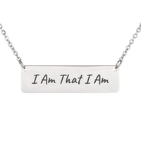 Load image into Gallery viewer, I Am That I Am Necklace, Faith Scripture Jewelry Exodus 3:14 - Easter Gift
