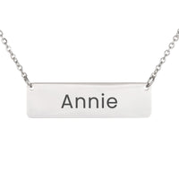 Load image into Gallery viewer, Annie Necklace – Personalized Horizontal Bar Necklace for Women
