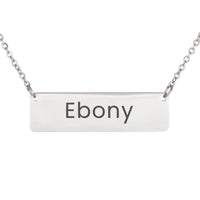 Load image into Gallery viewer, Ebony Necklace – Custom Name Necklace for Women
