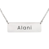 Load image into Gallery viewer, Alani Necklace – Personalized Horizontal Bar Necklace for Women
