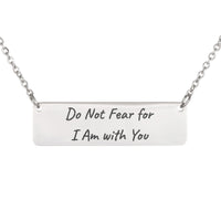 Load image into Gallery viewer, Do Not Fear for I Am with You Necklace - Courage Bible Gift for Daughter, Isaiah 43:5
