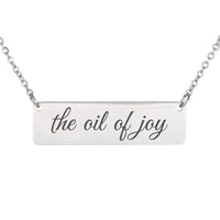 Load image into Gallery viewer, The Oil of Joy Necklace - Bible Verse Gift for Her, Isaiah 61:3
