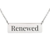 Load image into Gallery viewer, Renewed Necklace - New Beginnings Bible Jewelry for Sister
