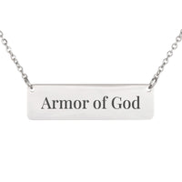 Load image into Gallery viewer, Armor of God Necklace - Ephesians 6:11 Protection Bible Scripture Jewelry, First Responder Gift
