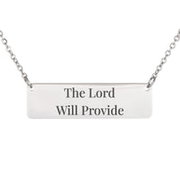 Load image into Gallery viewer, The Lord Will Provide Necklace, Genesis 22:14 Faith Religious Gift for Sister
