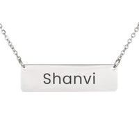 Load image into Gallery viewer, Shanvi Necklace – Personalized Name Necklace - Engraved Name Jewelry
