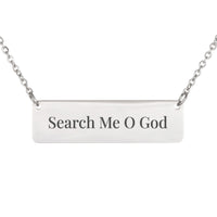 Load image into Gallery viewer, Search Me O God Necklace, Prayer Christian Jewelry Psalm 139:23 - Pastor's Wife Gift
