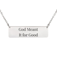 Load image into Gallery viewer, God Meant It for Good Necklace - Purpose Religious Pendant, Genesis 50_20 New Job Gift
