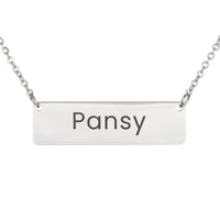 Load image into Gallery viewer, Pansy Necklace – Name Necklaces for Women
