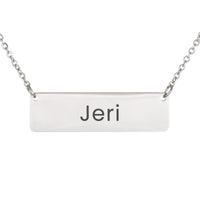 Load image into Gallery viewer, Jeri Necklace – Custom Name Horizontal Bar Necklace for Women
