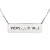 Load image into Gallery viewer, Proverbs 31:10-31 Necklace, Birthday Gift for Her - Women's Religious Jewelry
