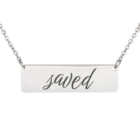 Load image into Gallery viewer, Saved Necklace - Dainty Salvation Christian Pendant for Women

