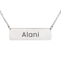 Load image into Gallery viewer, Alani Necklace – Personalized Horizontal Bar Necklace for Women
