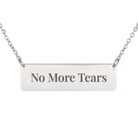 Load image into Gallery viewer, No More Tears Necklace - Revelation 21_4 Comfort Bible Verse Jewelry, Sympathy Gift
