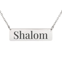 Load image into Gallery viewer, Shalom Necklace - Peace Christian Gift for Her
