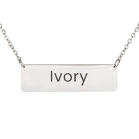 Load image into Gallery viewer, Ivory Necklace – Custom Name Necklace for Her
