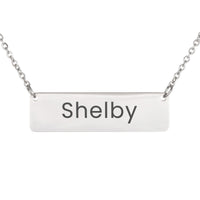 Load image into Gallery viewer, Shelby Necklace – Personalized Name Necklace - Engraved Name Jewelry

