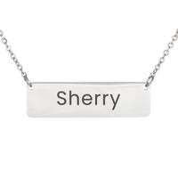 Load image into Gallery viewer, Sherry Necklace – Personalized Name Necklace - Engraved Name Jewelry
