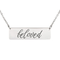 Load image into Gallery viewer, Beloved Necklace - Birthday Gift for Her, Encouragement Bible Jewelry

