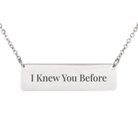 Load image into Gallery viewer, I Knew You Before Necklace - Blessing Christian Jewelry for New Mom, Jeremiah 1_5
