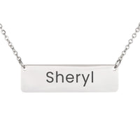 Load image into Gallery viewer, Sheryl Necklace – Personalized Name Necklace - Engraved Name Jewelry
