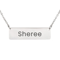Load image into Gallery viewer, Sheree Necklace – Personalized Name Necklace - Engraved Name Jewelry
