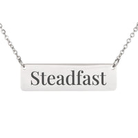 Load image into Gallery viewer, Steadfast Necklace - Survivor Gift, Perseverance Religious Jewelry
