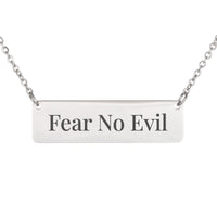 Load image into Gallery viewer, Fear No Evil Necklace - Courage Christian Jewelry for Daughter, Psalm 23:4
