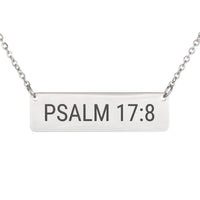 Load image into Gallery viewer, Psalm 17:8 Necklace - Protection Bible Jewelry, Gift for Daughter Leaving Home

