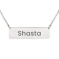 Load image into Gallery viewer, Shasta Necklace – Personalized Name Necklace - Engraved Name Jewelry
