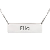Load image into Gallery viewer, Ella Necklace – Custom Name Horizontal Bar Necklace for Women
