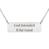 Load image into Gallery viewer, God Intended It for Good Necklace - Genesis 50_20 Purpose Religious Jewelry, New Job Gift
