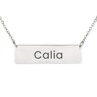 Load image into Gallery viewer, Calia Necklace – Personalized Horizontal Bar Necklace for Women
