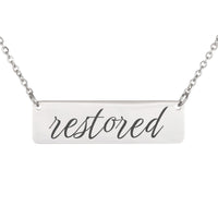 Load image into Gallery viewer, Restored Necklace, Cancer Survivor Gift - Healing Christian Jewelry
