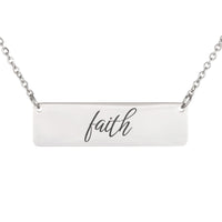 Load image into Gallery viewer, Faith Necklace - Easter Gift, Religious Pendant
