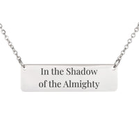 Load image into Gallery viewer, In the Shadow of the Almighty Necklace, Psalm 91:1 Protection Bible Pendant for Daughter
