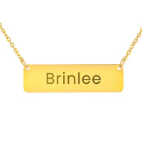 Load image into Gallery viewer, Brinlee Necklace – Custom Name Horizontal Bar Necklace for Women
