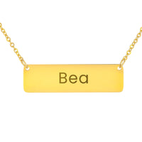 Load image into Gallery viewer, Bea Necklace – Custom Name Horizontal Bar Necklace for Women
