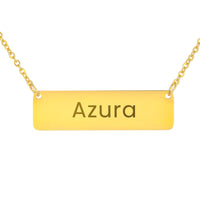 Load image into Gallery viewer, Azura Necklace – Personalized Horizontal Bar Necklace for Women
