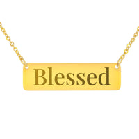 Load image into Gallery viewer, Blessed Necklace - Blessing Bible Verse Gift for Women
