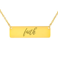 Load image into Gallery viewer, Faith Necklace - Easter Gift, Religious Pendant
