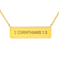 Load image into Gallery viewer, 2 Corinthians 1:3 Necklace - Grief Gift for Her, Dainty Comfort Bible Scripture Pendant

