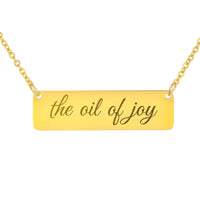 Load image into Gallery viewer, The Oil of Joy Necklace - Bible Verse Gift for Her, Isaiah 61:3

