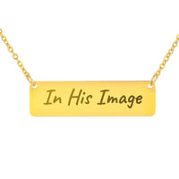 Load image into Gallery viewer, In His Image Necklace - Encouragement Bible Jewelry, Genesis 1_27 Self Worth Gift

