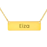 Load image into Gallery viewer, Eiza Necklace – Custom Name Horizontal Bar Necklace for Women
