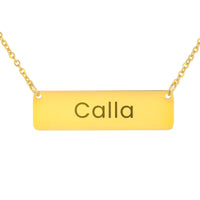 Load image into Gallery viewer, Calla Necklace – Personalized Horizontal Bar Necklace for Women
