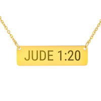 Load image into Gallery viewer, Jude 1:20 Necklace - Faith Religious Jewelry for Sister
